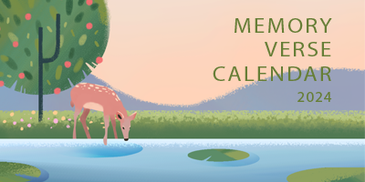 Memory Verse Calendar